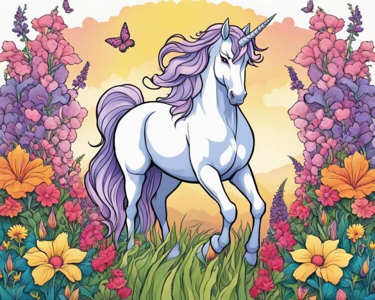 dibujos de unicornios para imprimir