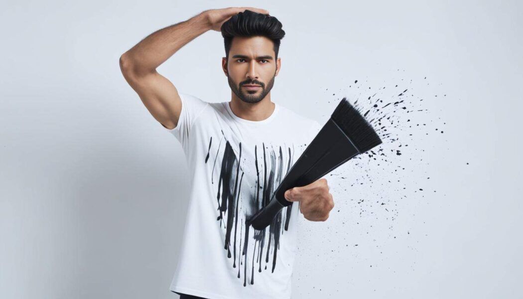 estampar camisetas en blanco y negro