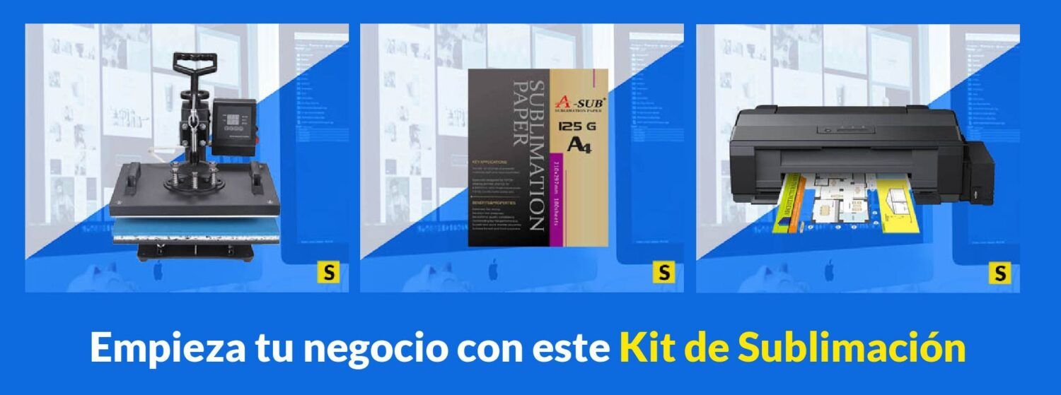 Kit de sublimación para empezar tu negocio