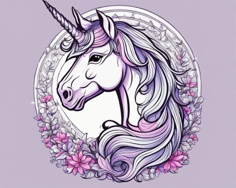 unicornio para colorear